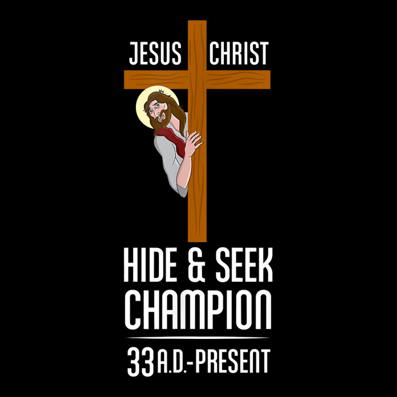 Funny Jesus Christ Hide & Seek Champion Atheism Adjustable Cap by MichiKametani | Artistshot