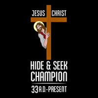 Funny Jesus Christ Hide & Seek Champion Atheism Men's 3/4 Sleeve Pajama Set | Artistshot