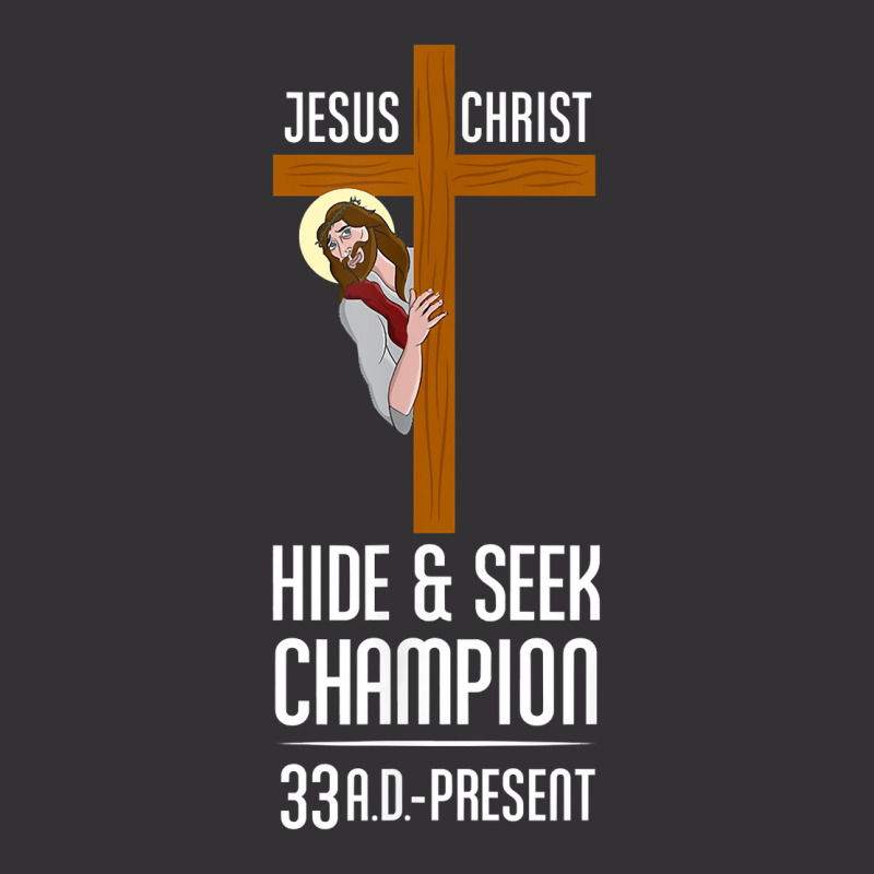 Funny Jesus Christ Hide & Seek Champion Atheism Vintage Short by MichiKametani | Artistshot