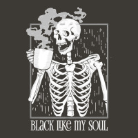 Black Coffee Like My Soul Skeleton Drinking Coffee Funny Premium T Shi Bucket Hat | Artistshot