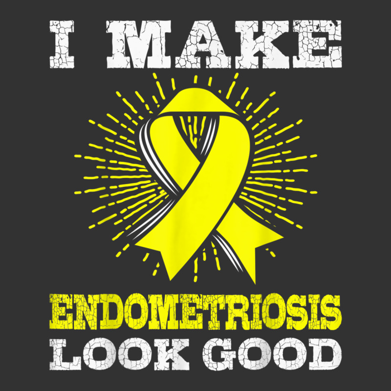 I Make Endometriosis Look Good Shirt Yellow Ribbon Baby Bodysuit by cm-arts | Artistshot