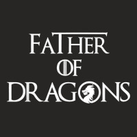 Father Of Dragons Fathers Day Best Gift For Dad Ladies Fitted T-shirt | Artistshot