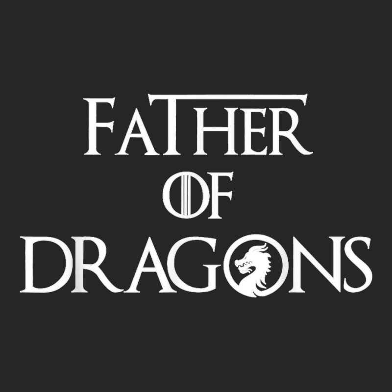 Father Of Dragons Fathers Day Best Gift For Dad Ladies Fitted T-shirt | Artistshot