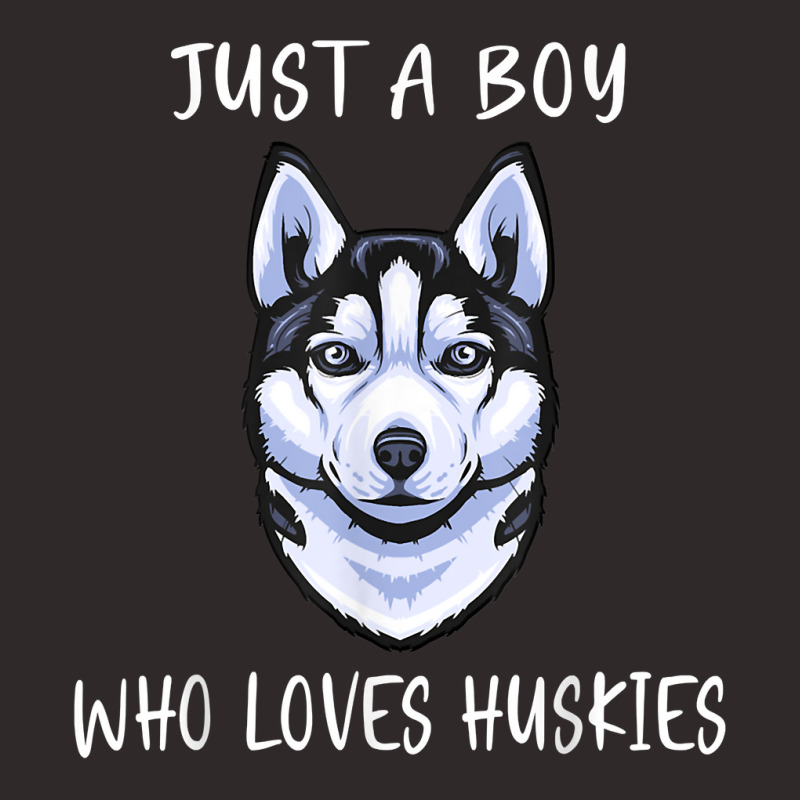 Siberian Husky Puppy Just A Boy Who Loves Husky T Shirt Racerback Tank by cm-arts | Artistshot