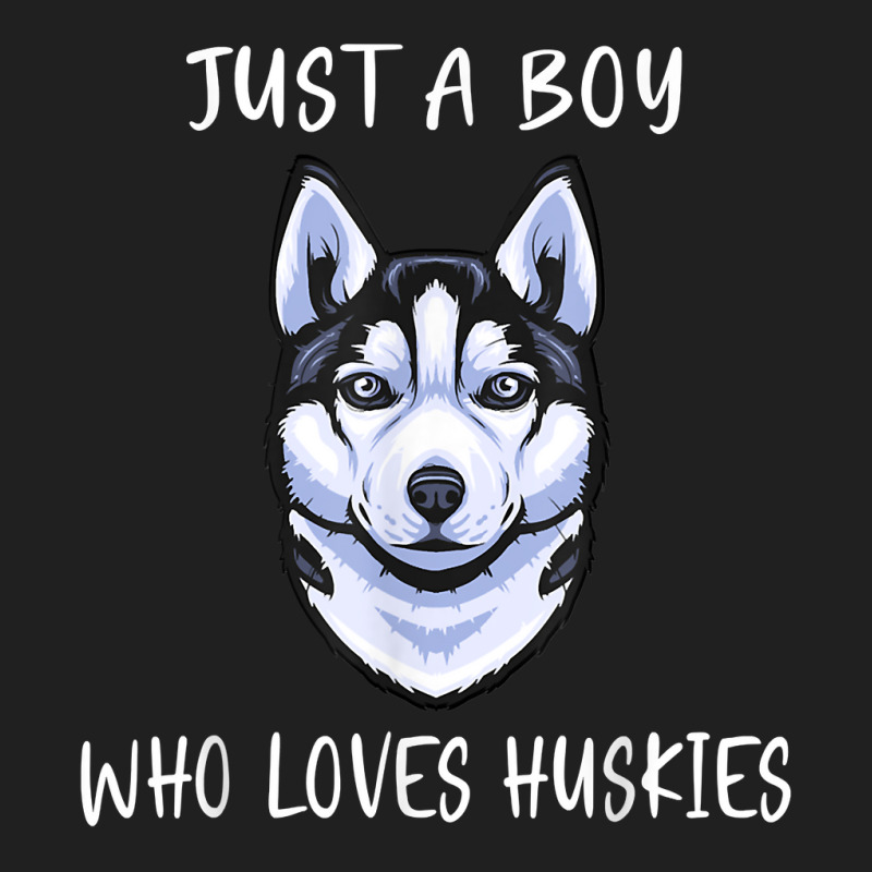 Siberian Husky Puppy Just A Boy Who Loves Husky T Shirt Ladies Polo Shirt by cm-arts | Artistshot