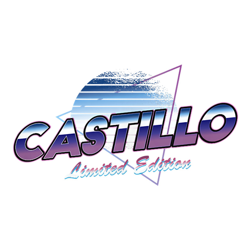 Castillo Name Shirt Aesthetic Vaporwave 80s 90s Surname T Shirt Sticker | Artistshot