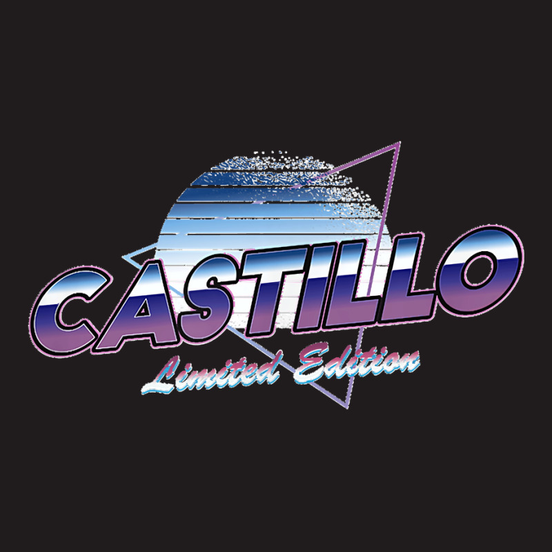 Castillo Name Shirt Aesthetic Vaporwave 80s 90s Surname T Shirt Waist Apron | Artistshot