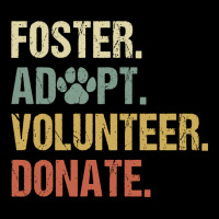 Vintage Foster Adopt Volunteer Donate Animals Rescue Shelter Long Slee Women's V-neck T-shirt | Artistshot