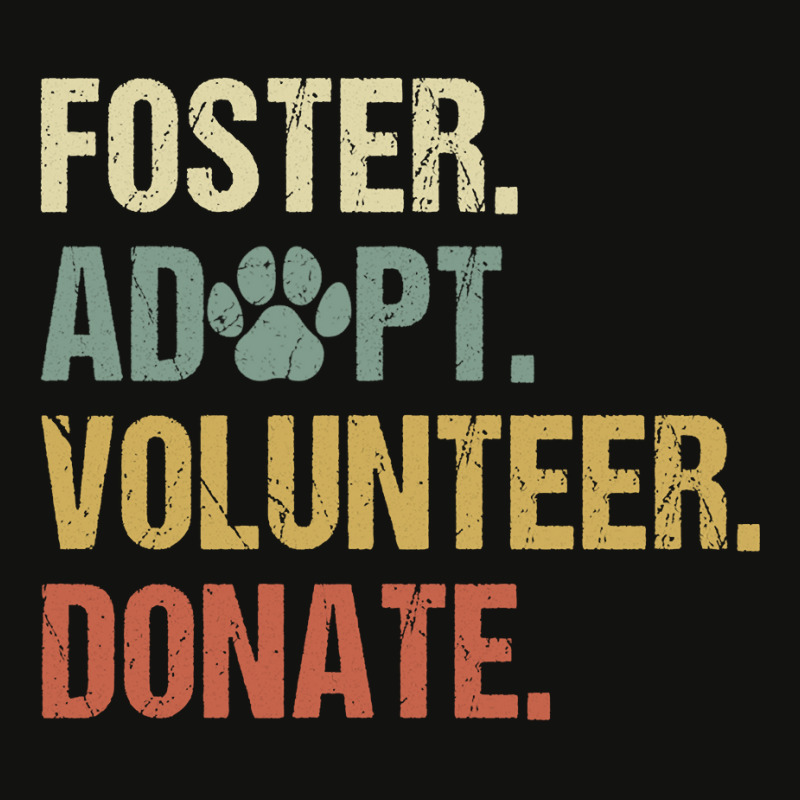 Vintage Foster Adopt Volunteer Donate Animals Rescue Shelter Long Slee Scorecard Crop Tee by cm-arts | Artistshot