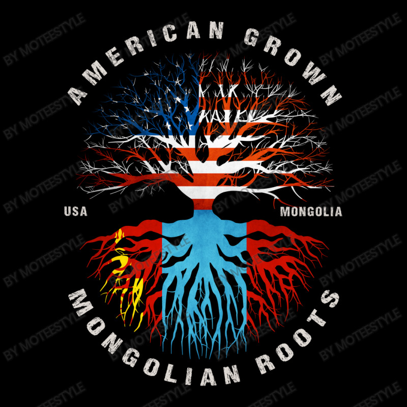 American Grown Mongolian Roots Mongolia Flag Youth Hoodie by moteestyle | Artistshot