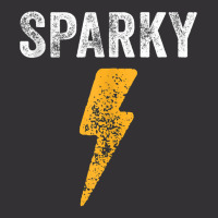 Electrician Funny Sparky Nickname Lightning Bolt Distressed Tank Top Vintage Hoodie And Short Set | Artistshot