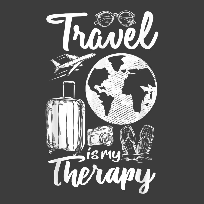 Traveling Camping Trip World Traveler Travel Is My Therapy Men's Polo Shirt | Artistshot