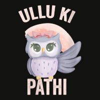 Womens Ullu Ki Pathi Funny Desi Owl For Indians And Pakistanis V Neck Scorecard Crop Tee | Artistshot