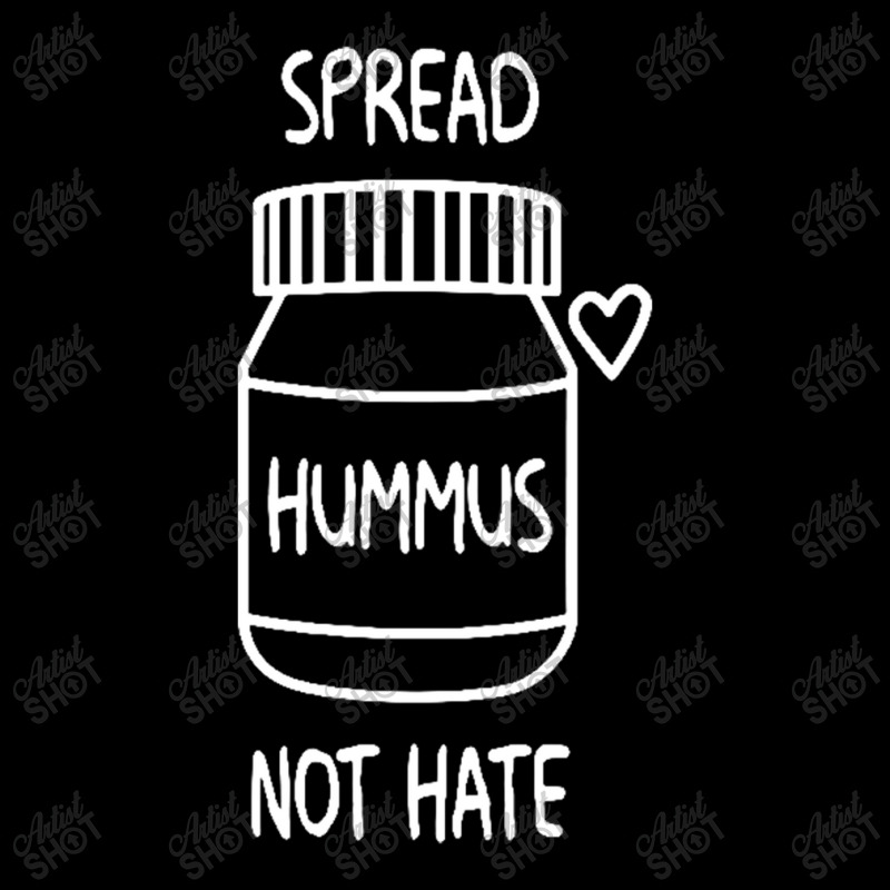 Spread Hummus Not Hate Vegan Fleece Short | Artistshot