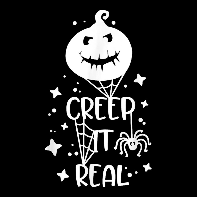 Funny Creep It Real Halloween Pumpkin Party Costume Design T Shirt Lightweight Hoodie | Artistshot