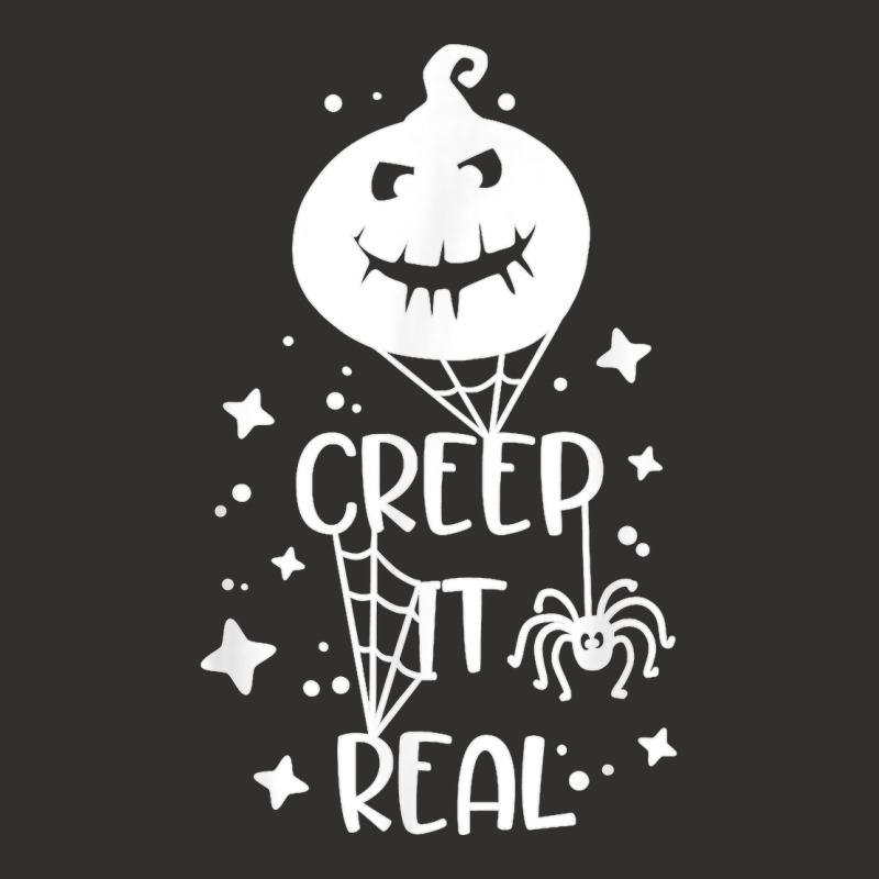 Funny Creep It Real Halloween Pumpkin Party Costume Design T Shirt Champion Hoodie | Artistshot