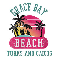 Womens Retro Cool Distressed Grace Bay Beach Turks & Caicos Island V N Toddler T-shirt | Artistshot