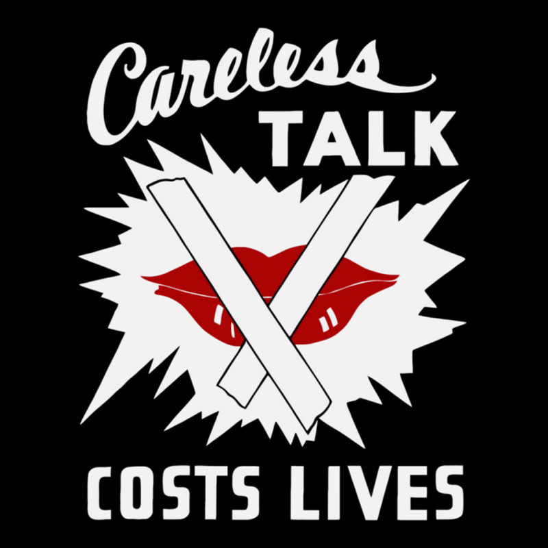 Careless Talk Costs Lives   Ww2 Propaganda Pullover Hoodie Pocket T-Shirt by cm-arts | Artistshot