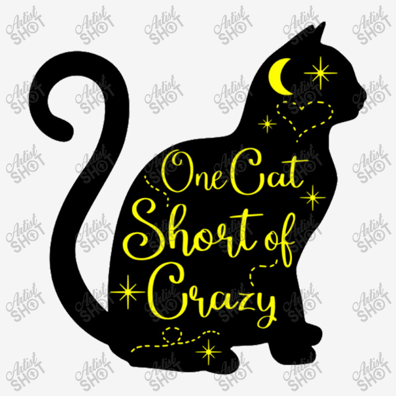 One Cat Short Of Crazy Drawstring Bags | Artistshot