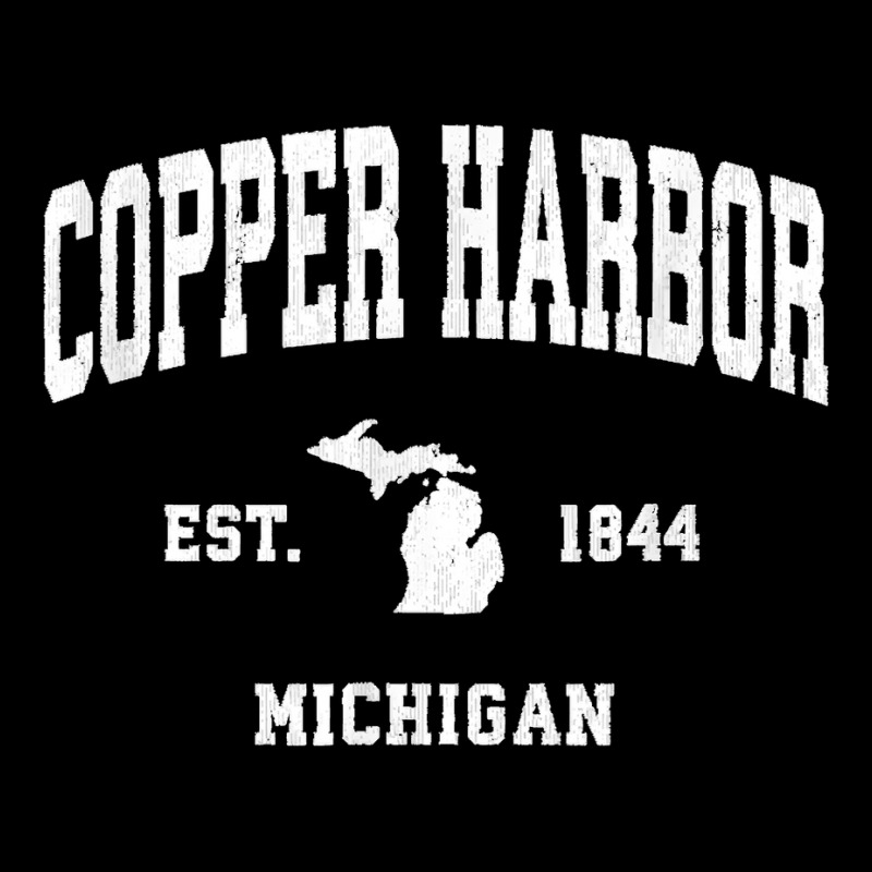 Copper Harbor Michigan Mi Vintage Athletic Sports Design T Shirt V-neck Tee | Artistshot