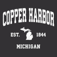 Copper Harbor Michigan Mi Vintage Athletic Sports Design T Shirt Vintage Short | Artistshot