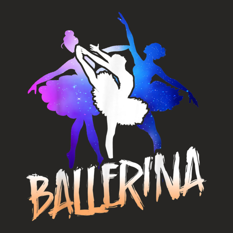 Ballet Dancer Dance Girl Ballerina Space Retro Ballerina Ladies Fitted T-Shirt by Newshirt | Artistshot