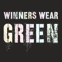 Vintage Winners Wear Green Summer Camp Team Color War Game T Shirt Ladies Fitted T-shirt | Artistshot