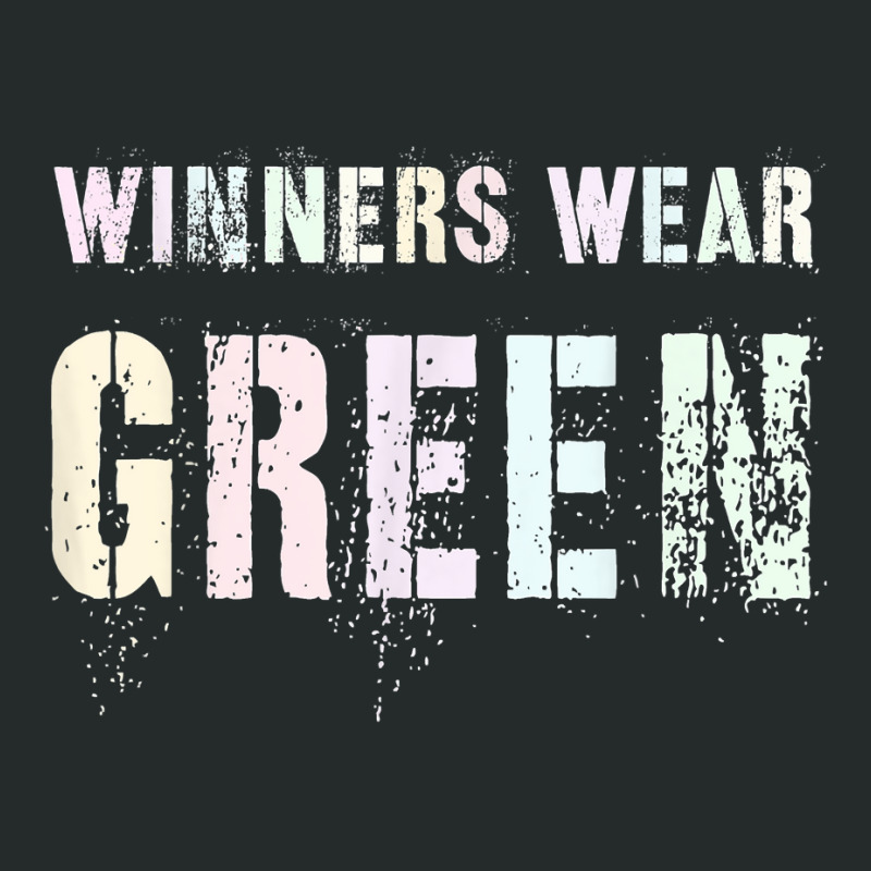 Vintage Winners Wear Green Summer Camp Team Color War Game T Shirt Women's Triblend Scoop T-shirt by cm-arts | Artistshot