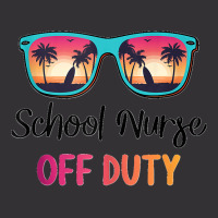 School Nurse Off Duty Summer Vacation Last Day Of School Tank Top Vintage Short | Artistshot