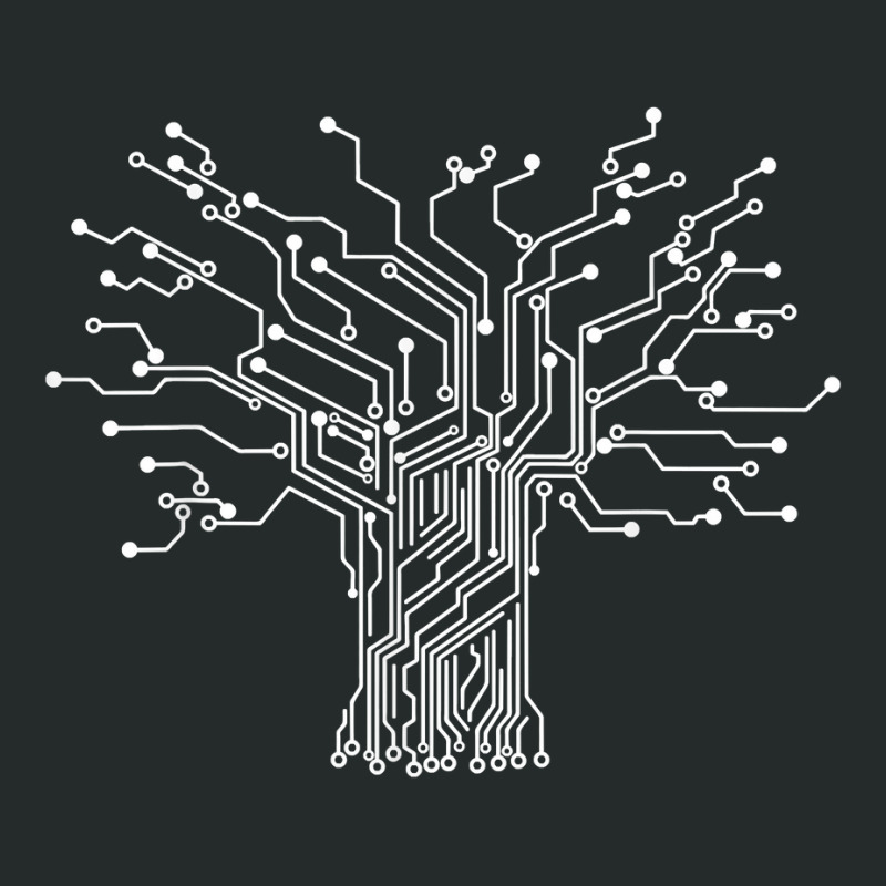 Electronics Technician Binary Tree - Electrical Engineer Women's Triblend Scoop T-shirt by NorikoKanemura | Artistshot