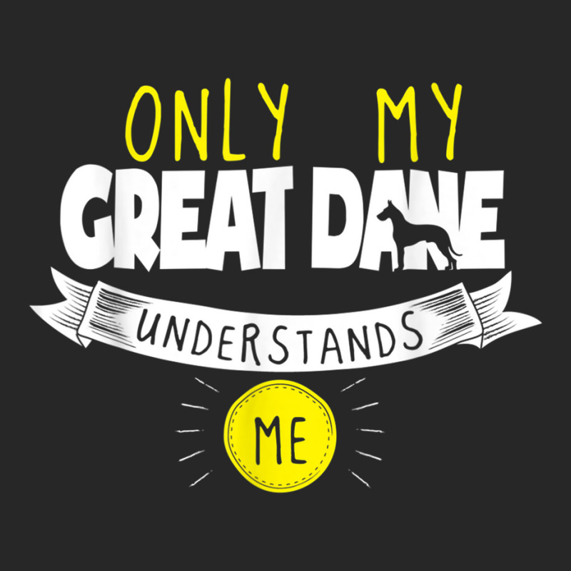 Great Dane T Shirt Only My Great Dane Understands Me Men's T-shirt Pajama Set by cm-arts | Artistshot