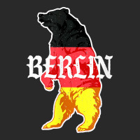 Berlin Bear Painted In The German Flag Vintage Typography Printed Hat | Artistshot