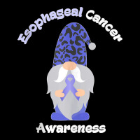 Gnome Esophageal Cancer Awareness Purple Periwinkle Ribbon Tank Top Adjustable Cap | Artistshot