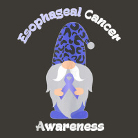 Gnome Esophageal Cancer Awareness Purple Periwinkle Ribbon Tank Top Bucket Hat | Artistshot