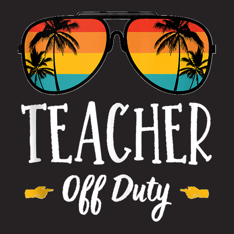 School Teacher Off Duty Funny Class Summer Break Vacation Tank Top Vintage Cap | Artistshot