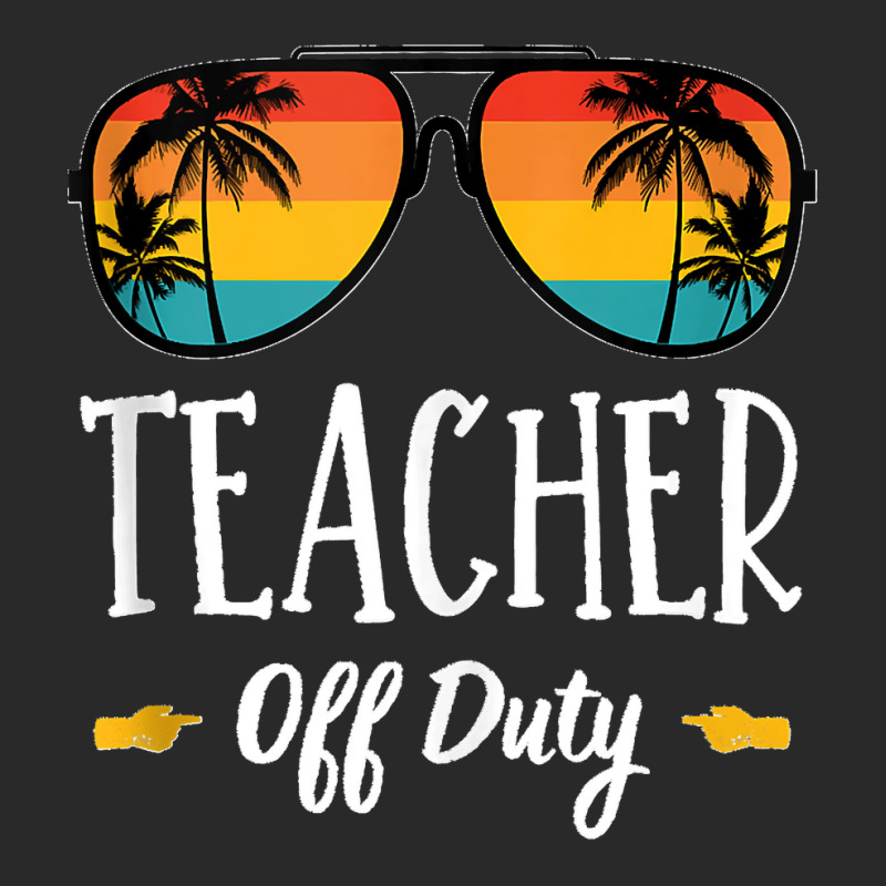 School Teacher Off Duty Funny Class Summer Break Vacation Tank Top Printed Hat | Artistshot