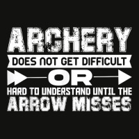 Archery Does Not Get Difficult Or Hard To Understand Until Scorecard Crop Tee | Artistshot