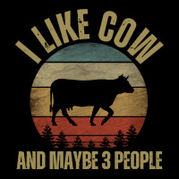 I Like Cow And Maybe 3 People T  Shirt I L I K E C O W A N D M A Y B E Pocket T-shirt | Artistshot