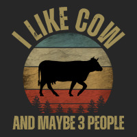 I Like Cow And Maybe 3 People T  Shirt I L I K E C O W A N D M A Y B E Women's Pajamas Set | Artistshot