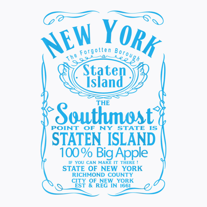 New York City Staten Island Usa United States T Shirt T-Shirt by cm-arts | Artistshot