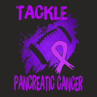 Football Tackle Pancreatic Cancer Awareness Month Ladies Fitted T-shirt | Artistshot