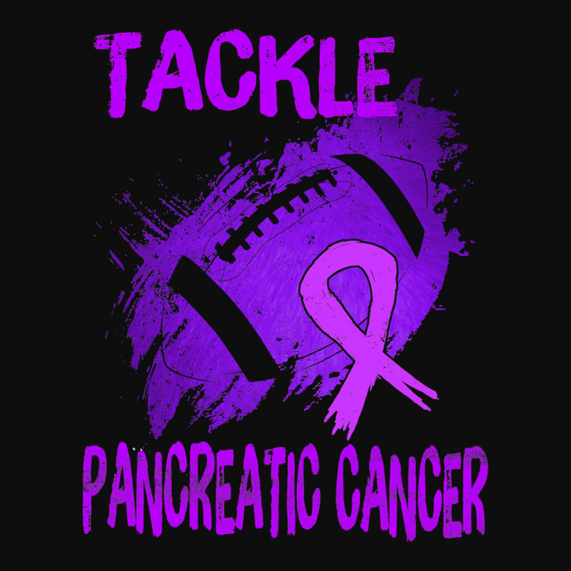 Football Tackle Pancreatic Cancer Awareness Month Crop Top by peafowl | Artistshot