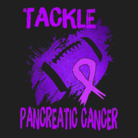 Football Tackle Pancreatic Cancer Awareness Month Ladies Polo Shirt | Artistshot