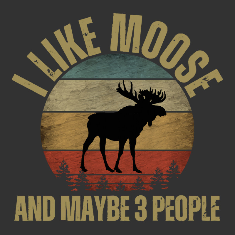 I Like Moose And Maybe 3 People T  Shirt I L I K E M O O S E A N D M A Baby Bodysuit by cm-arts | Artistshot