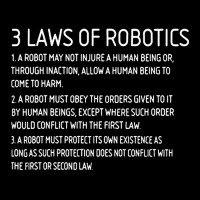 Three Laws Of Robotics, Three Laws Of Robotics Art, Three Laws Of Robo Adjustable Cap | Artistshot