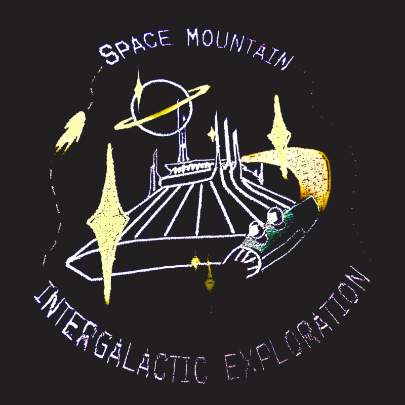 Space Mountain Embroidered, Space, Mountain, Embroidered, The Space Mo T-shirt | Artistshot