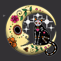 Funny Cat & Moon Sugar Skull Dia De Los Muertos Day Of Dead Raglan Bas Vintage Short | Artistshot