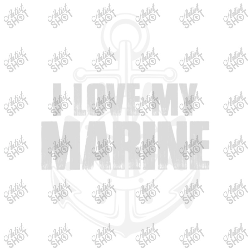 I Love My Marine Crewneck Sweatshirt by QomarXabier | Artistshot