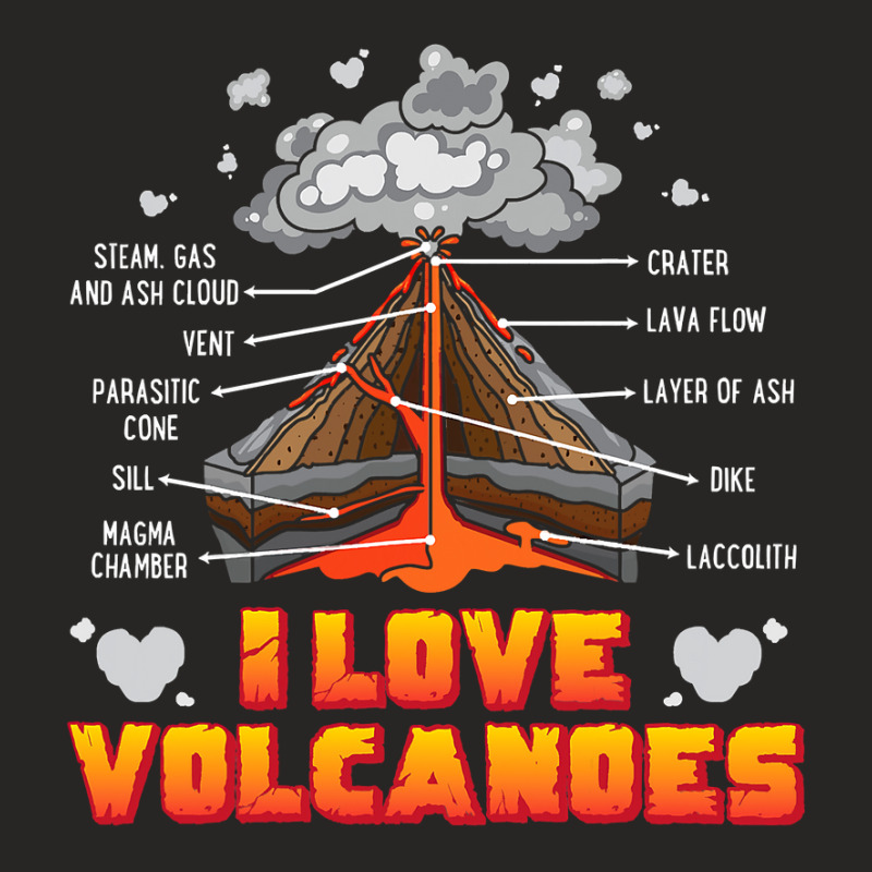 Geology Science Geologist Collector Volcano Funny Ladies Fitted T-Shirt by Jennifer90 | Artistshot