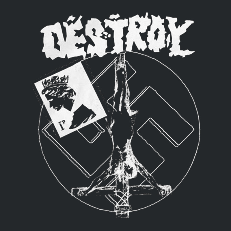 Destroy Black Mono Version, The Destroy Black Mono Version, Destroy, B Crewneck Sweatshirt | Artistshot